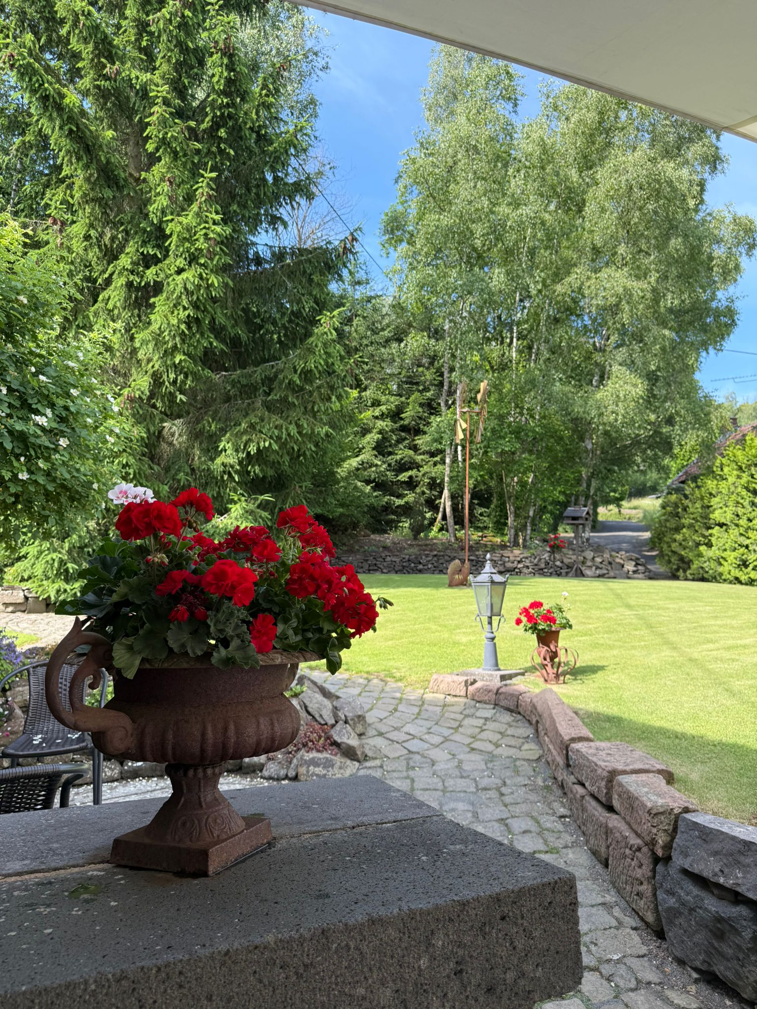 Idyllische Parkwege