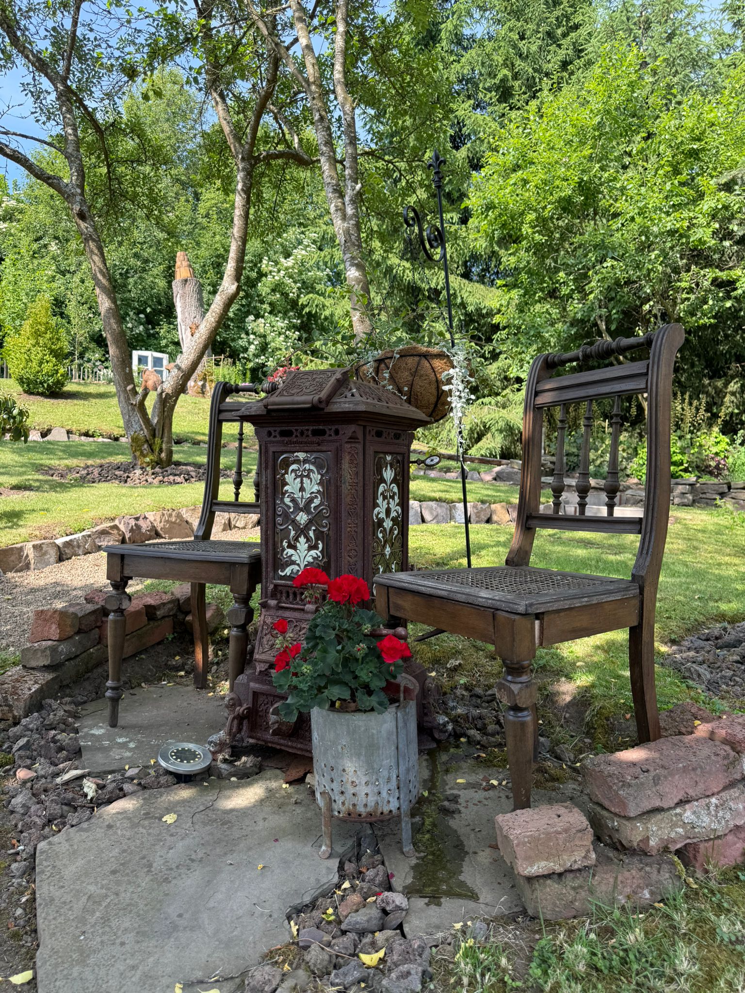 Romantischer Gartenwinkel