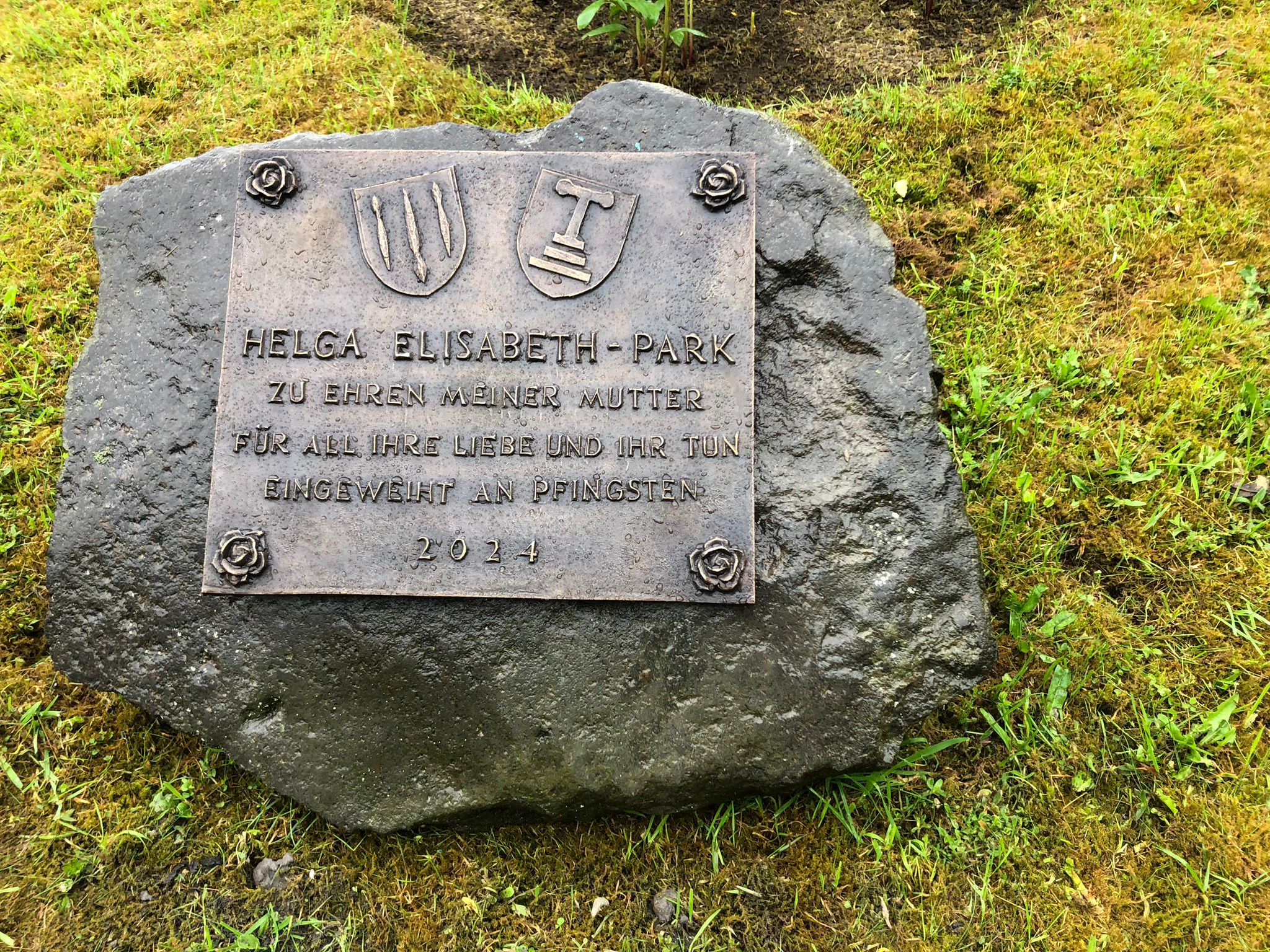 Eingang zum Helga Elisabeth Park